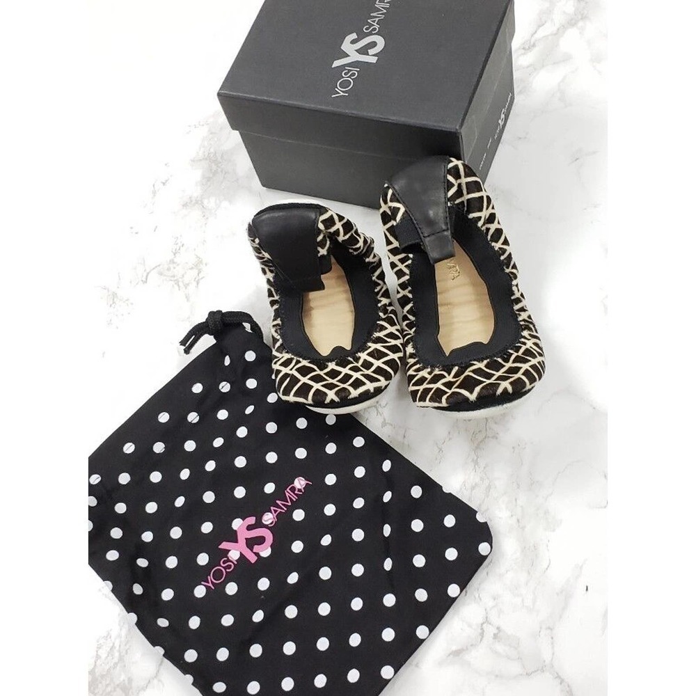 NIB Yosi Samra Sammie Ballet Flats Foldable 13 Girls